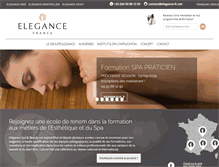 Tablet Screenshot of elegance-fr.net